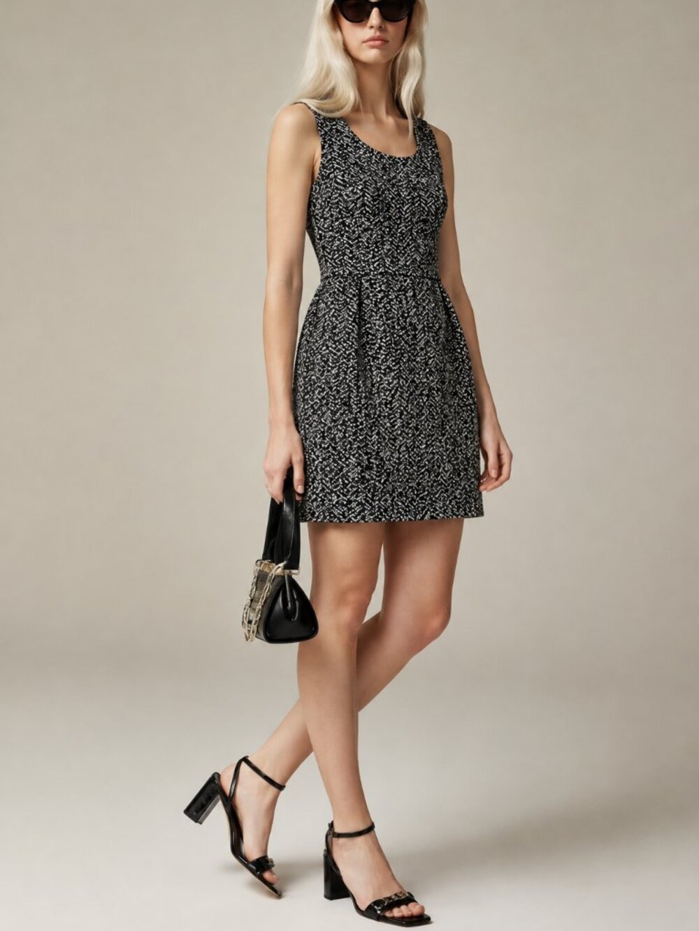 J. Crew Classic Tweed Sheath Dress, Size 0